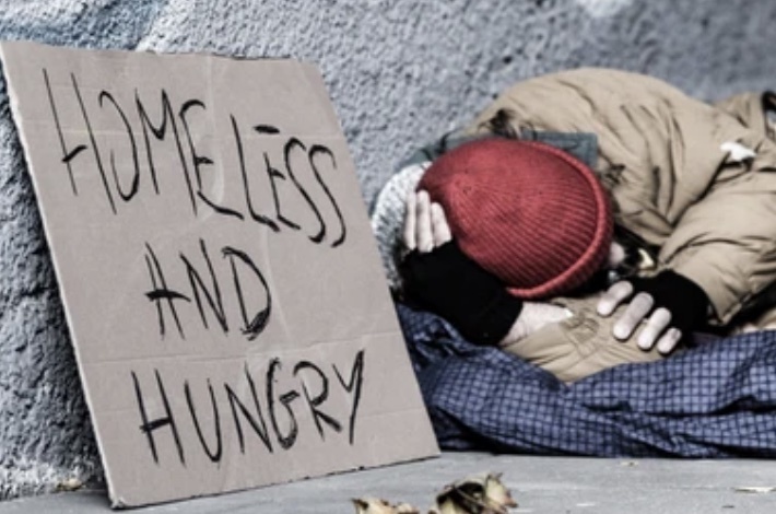 Emergency shelter with beds providing safe housing for homeless individuals